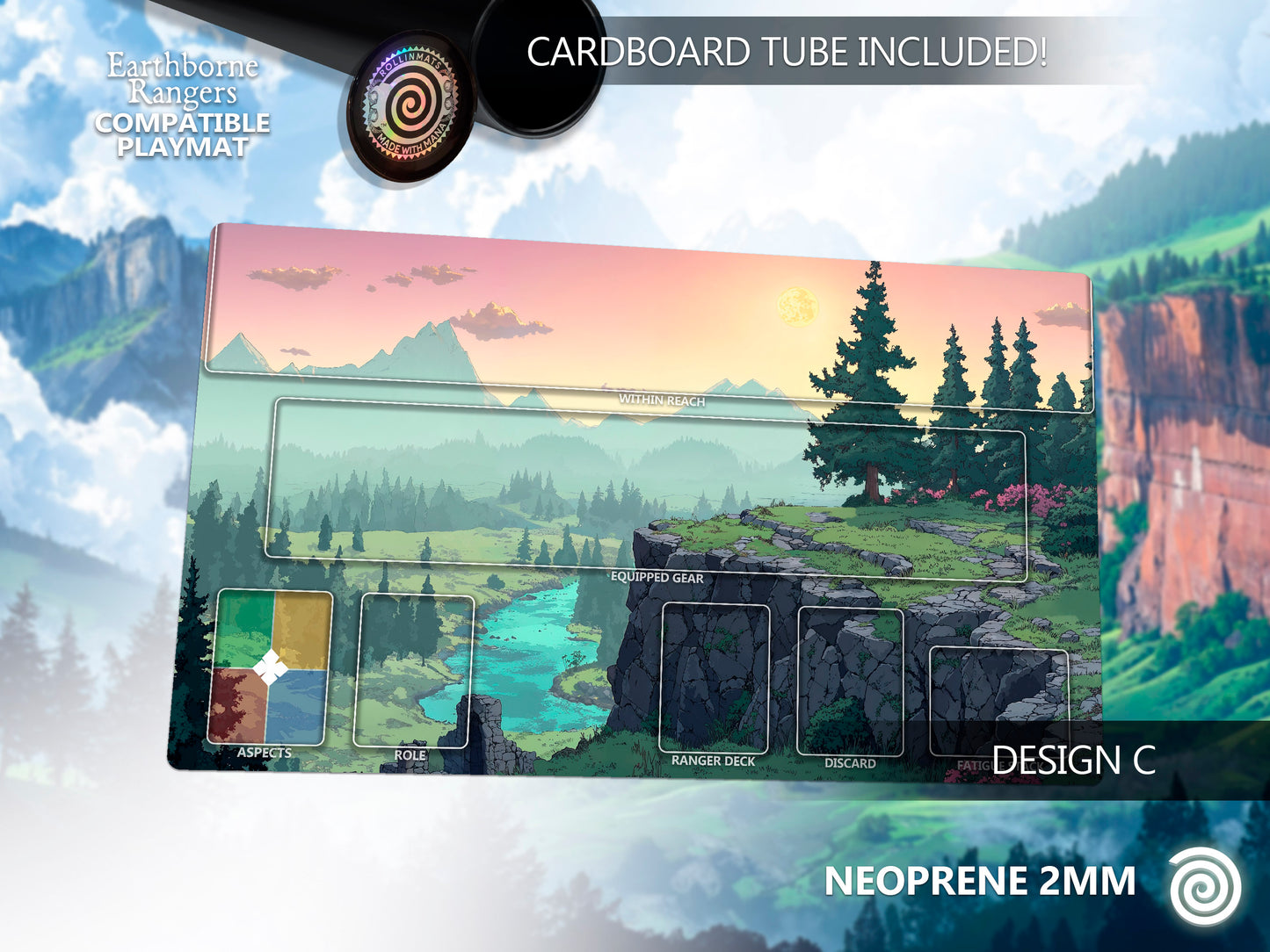 Playmat Earthborne Rangers Compatible Gamemat