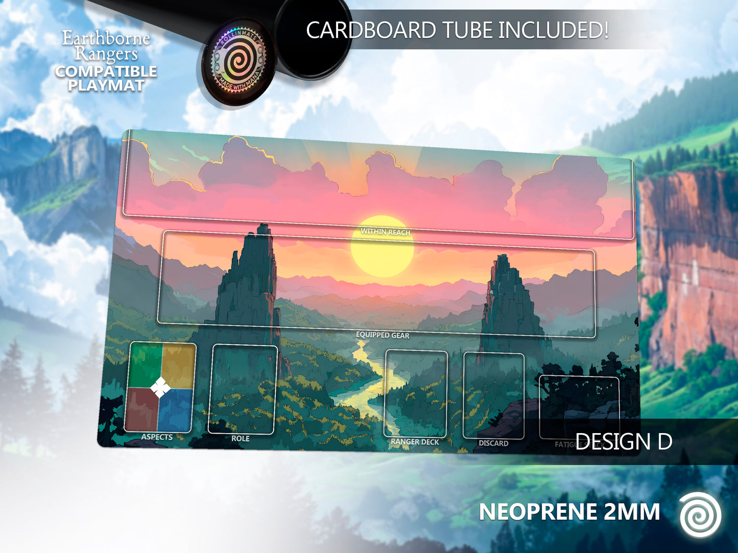 Playmat Earthborne Rangers Compatible Gamemat