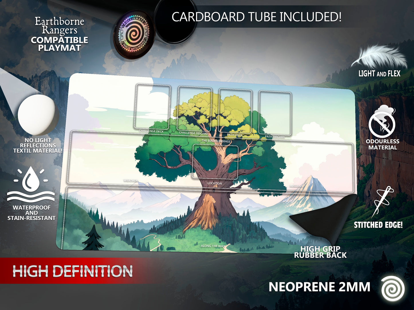 Playmat Earthborne Rangers Compatible Gamemat