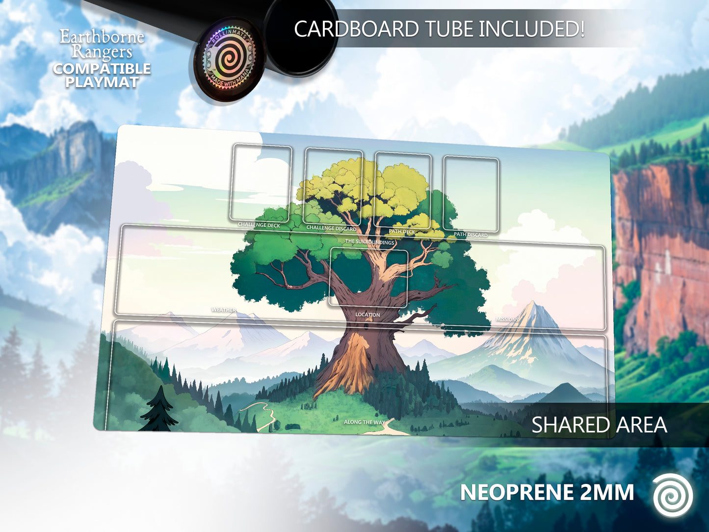 Playmat Earthborne Rangers Compatible Gamemat