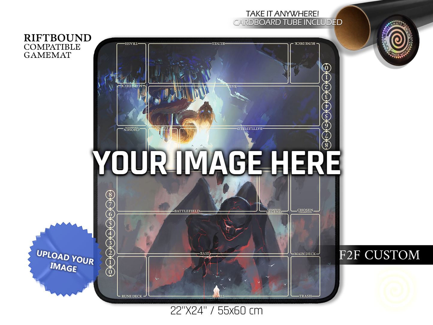 Riftbound Compatible Gamemat