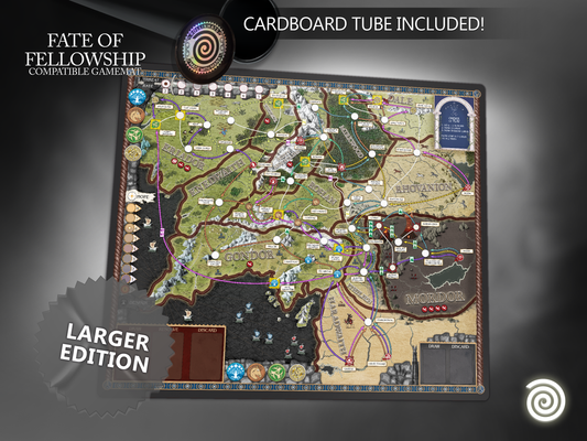 Lord of the rings Fate of Fellowship (giant size compatible playmat)