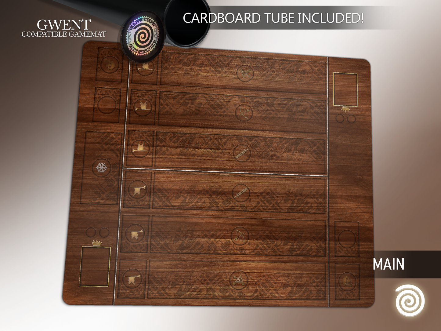 Witcher 3 Gwent Card Game compatible Gamemat