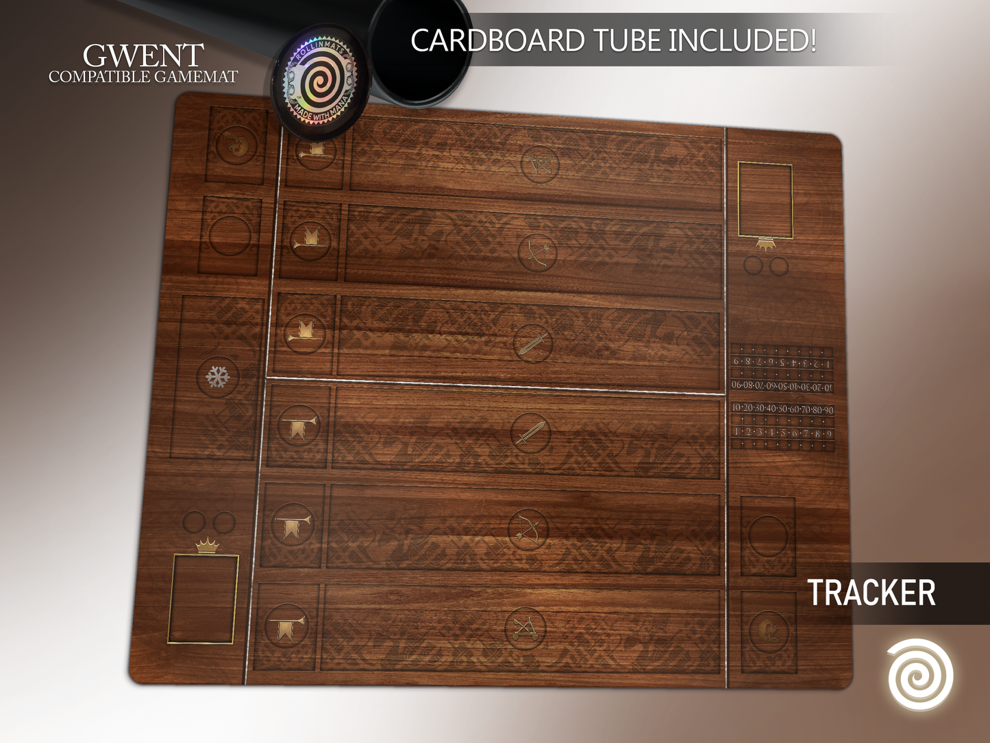 Witcher 3 Gwent Card Game compatible Gamemat