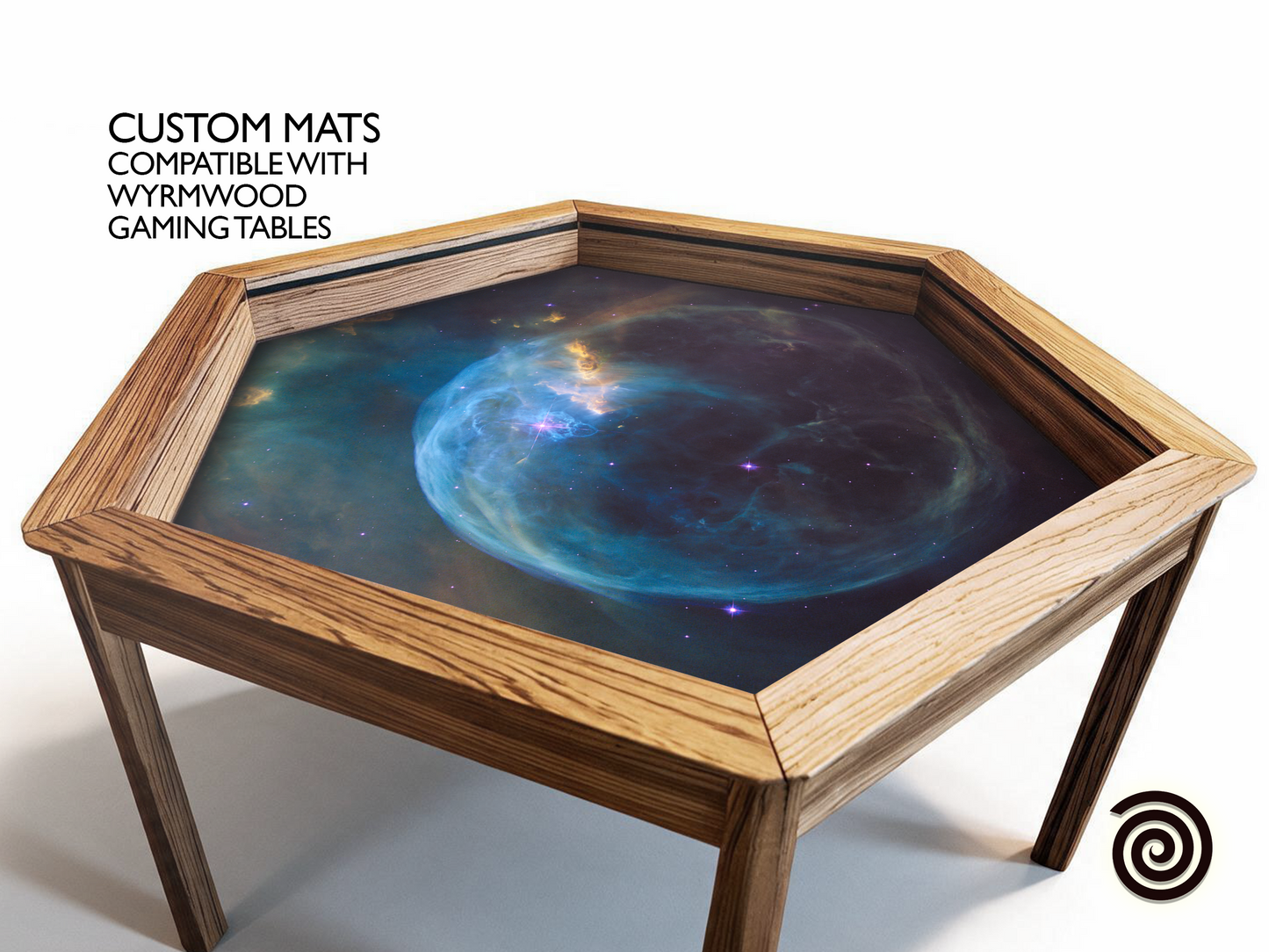 Custom Neoprene mat for Wyrmwood Gaming Tables