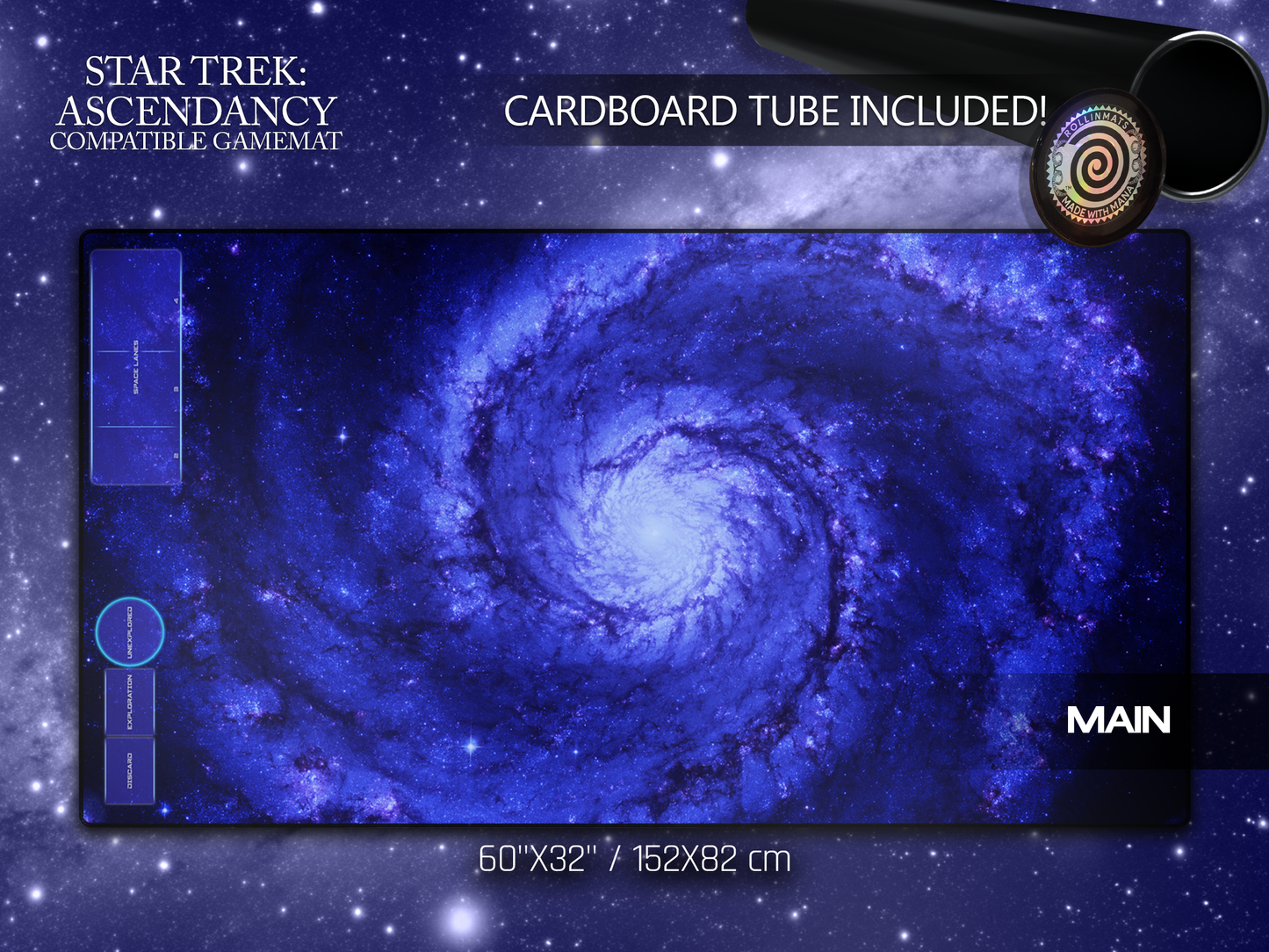 STAR TREK : ASCENDANCY Compatible Playmat