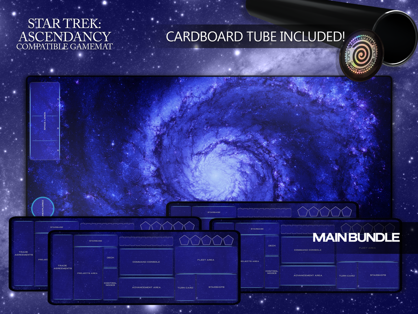 STAR TREK : ASCENDANCY Compatible Playmat