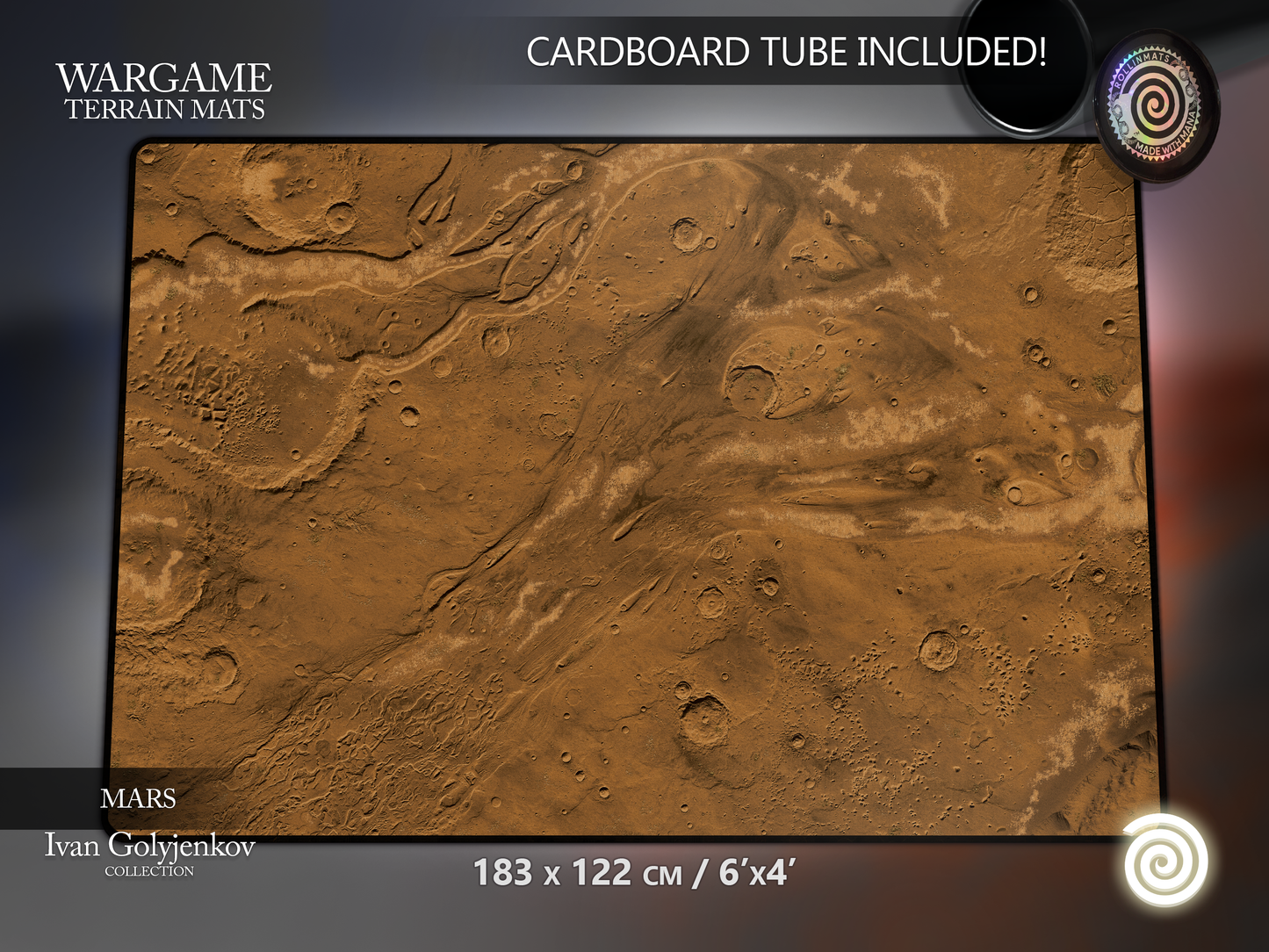 WARGAME TERRAIN MAT - MARS