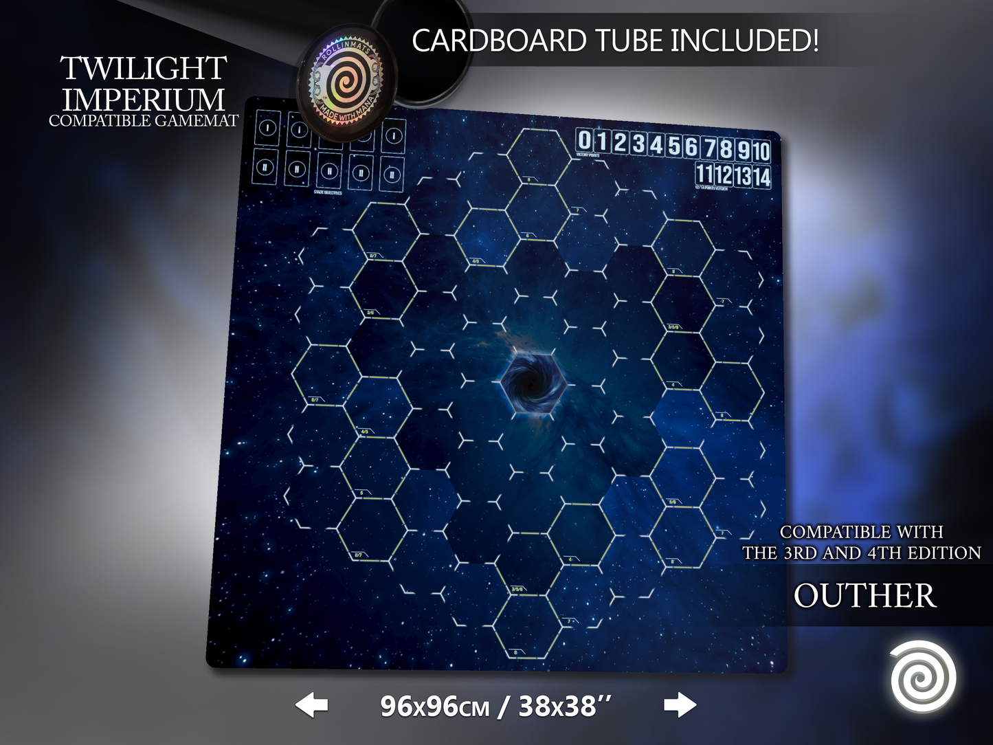 Twilight Imperium Gamemat (Thunder's Edge expansion)