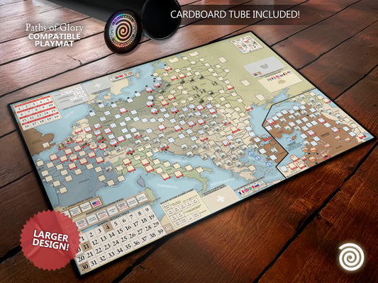 Playmat Paths Of Glory Compatible Gamemat