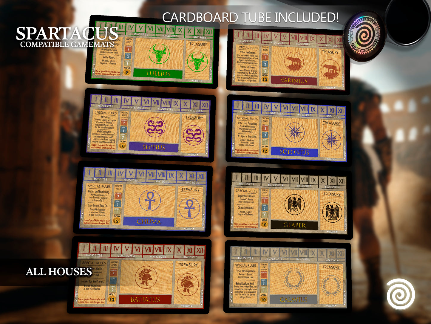 Playmat Spartacus Compatible Gamemat (Special Edition)