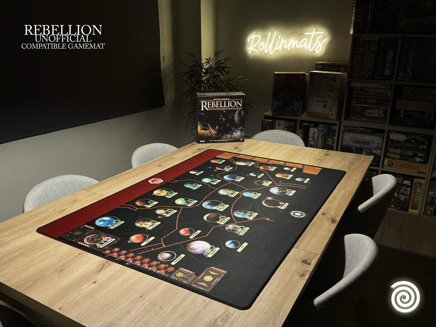 Star Wars: Rebellion compatible Gamemat (Pack with Battlefield)