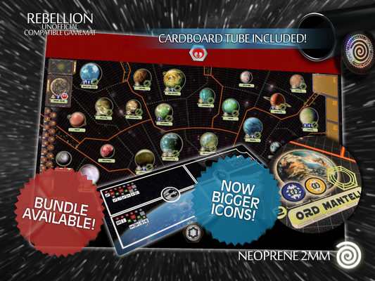 Star Wars: Rebellion compatible Gamemat (Pack with Battlefield)
