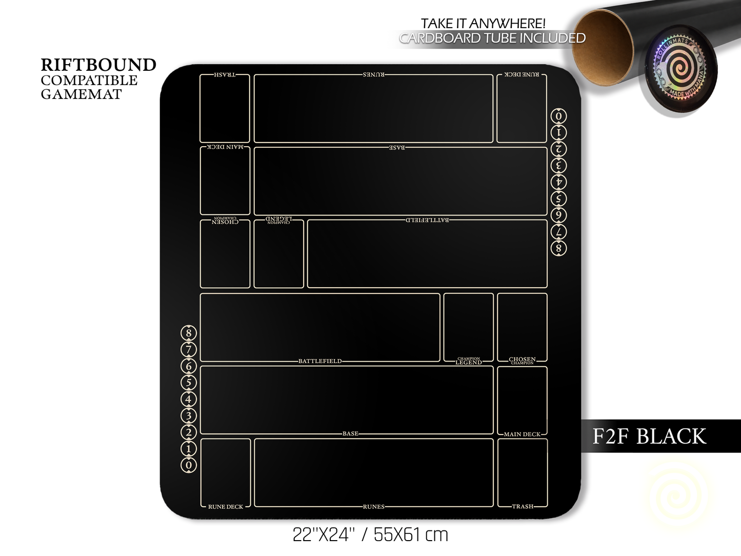Riftbound Compatible Gamemat