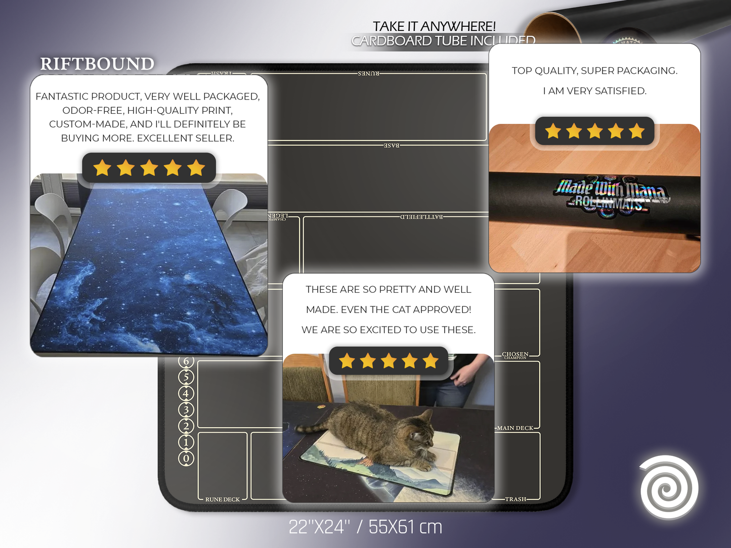 Riftbound Compatible Gamemat
