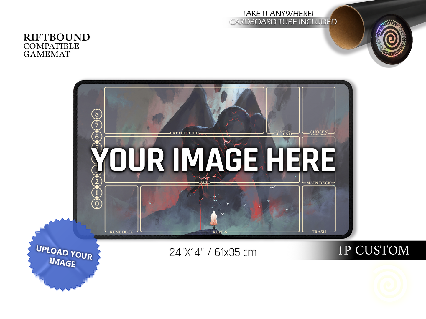 Riftbound Compatible Gamemat