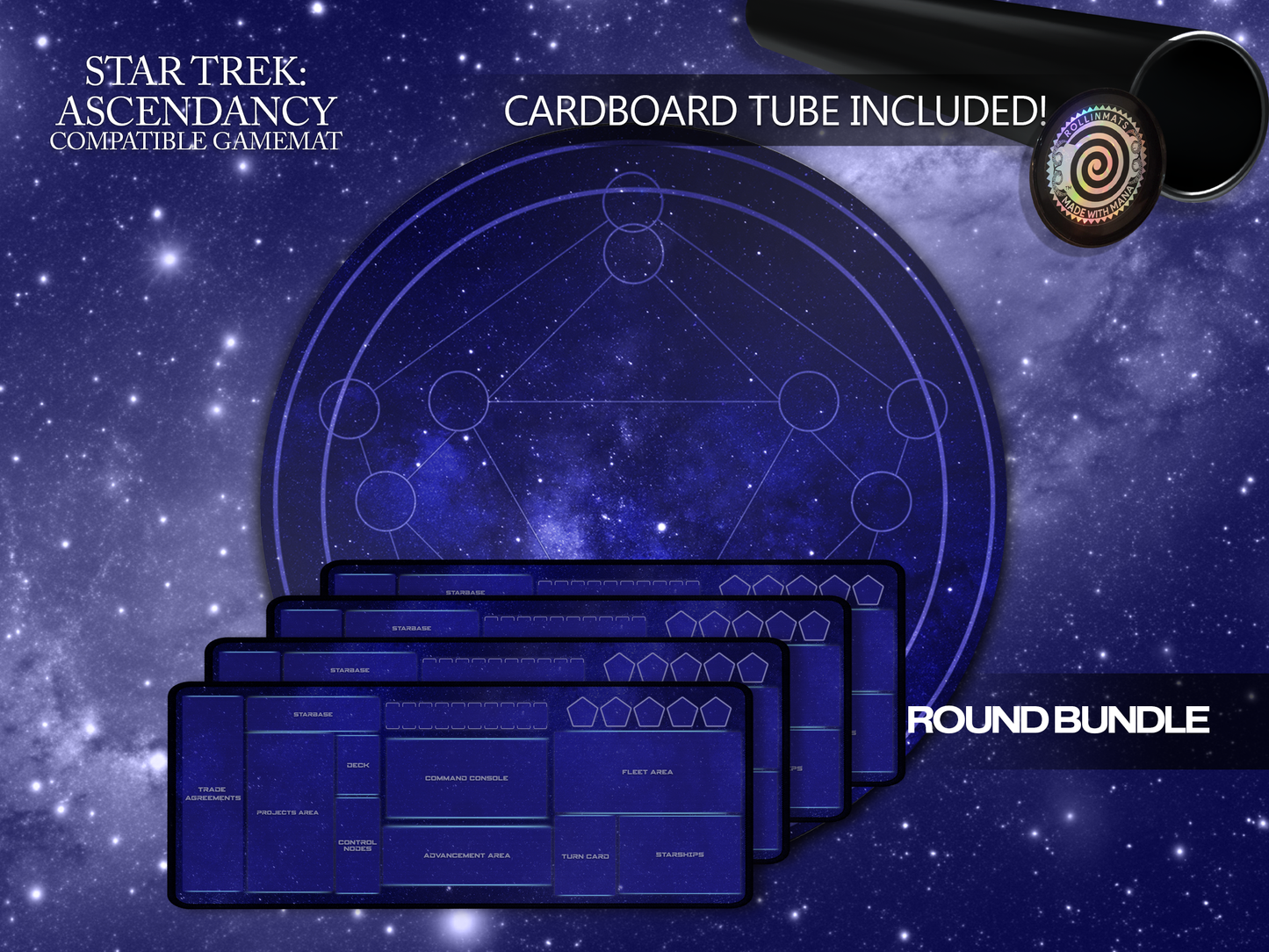 STAR TREK : ASCENDANCY Compatible Playmat