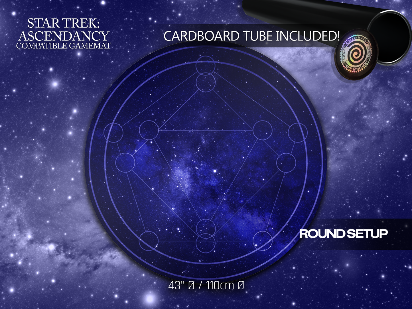 STAR TREK : ASCENDANCY Compatible Playmat