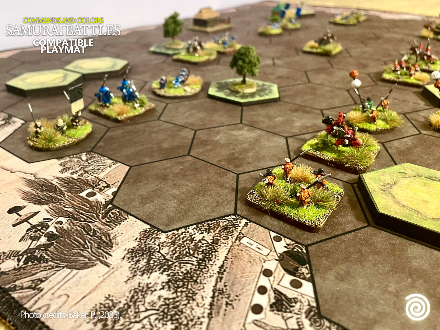 Commands and Colors: Samurai Battles compatible playmats