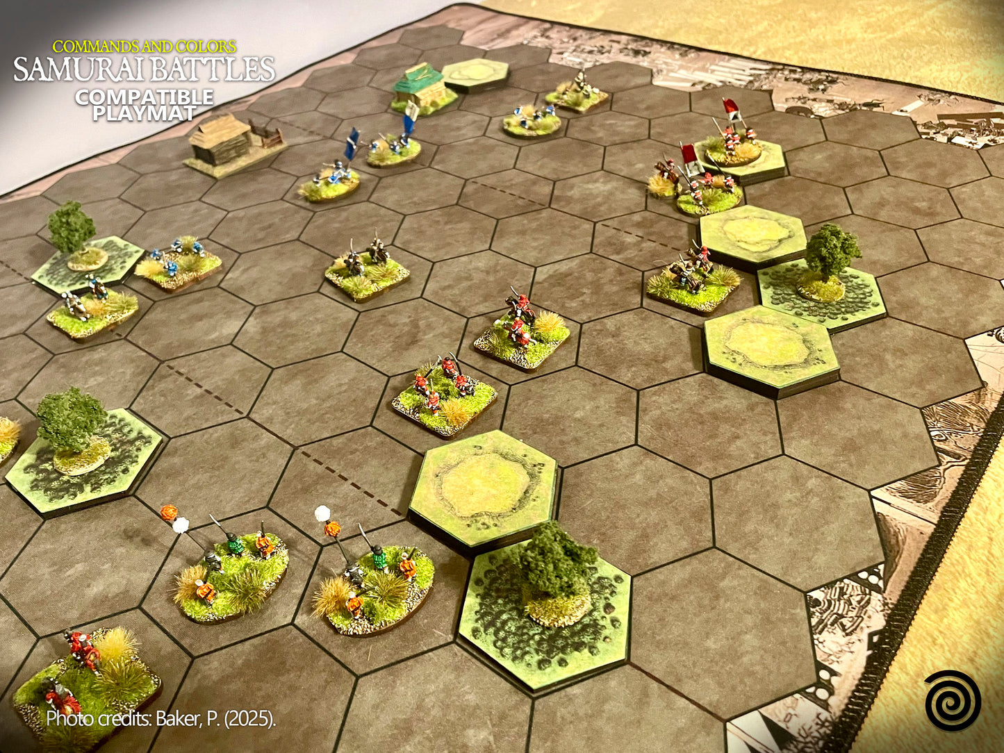 Commands and Colors: Samurai Battles compatible playmats