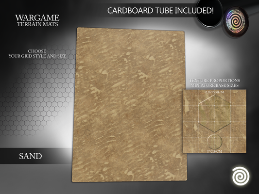WARGAME TERRAIN MAT - SAND