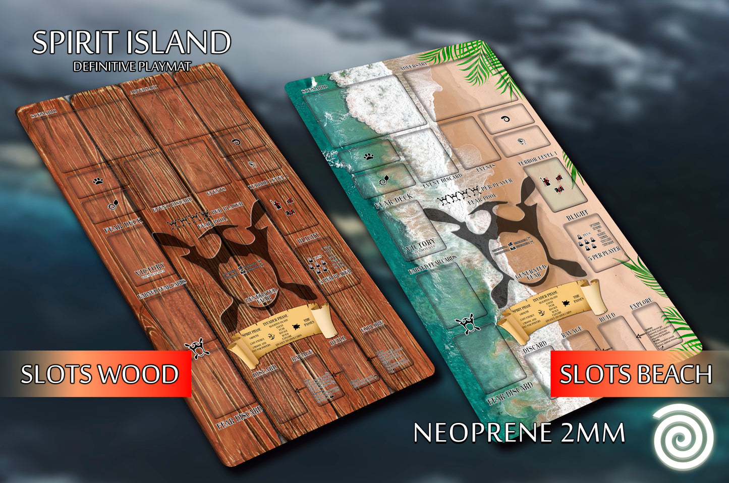 Spirit Island map compatible Gamemat