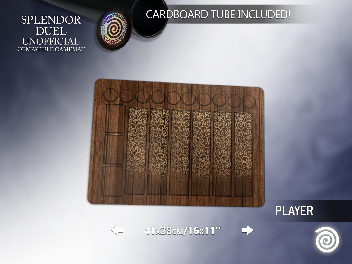 Splendor: Duel Compatible Gamemat
