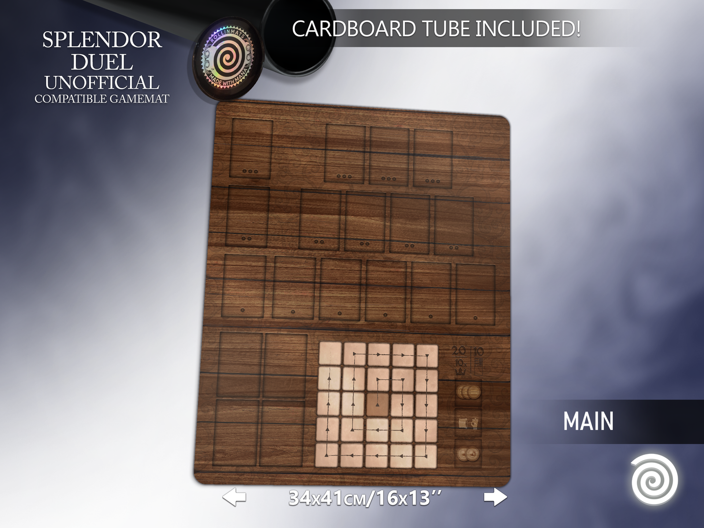 Splendor: Duel Compatible Gamemat