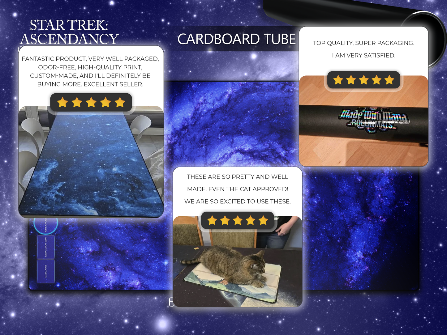 STAR TREK : ASCENDANCY Compatible Playmat