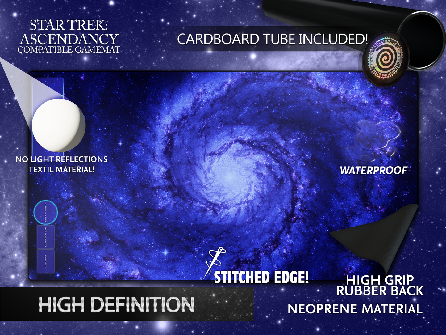 STAR TREK : ASCENDANCY Compatible Playmat