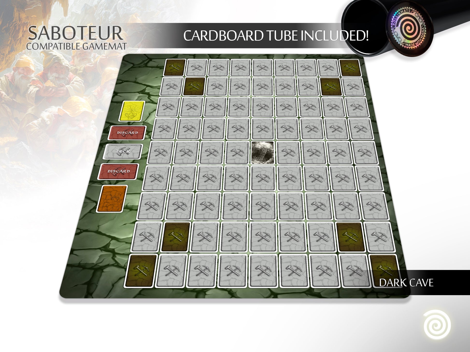 Saboteur compatible Gamemat Rollinmats Saboteur compatible Gamemat Rollinmats