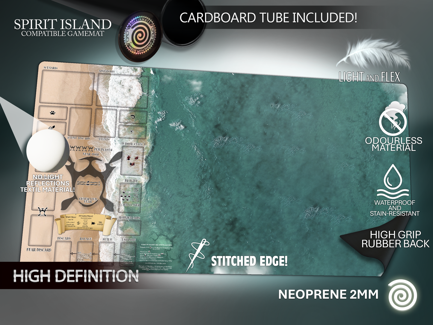 Spirit Island: Definitive Compatible Gamemat
