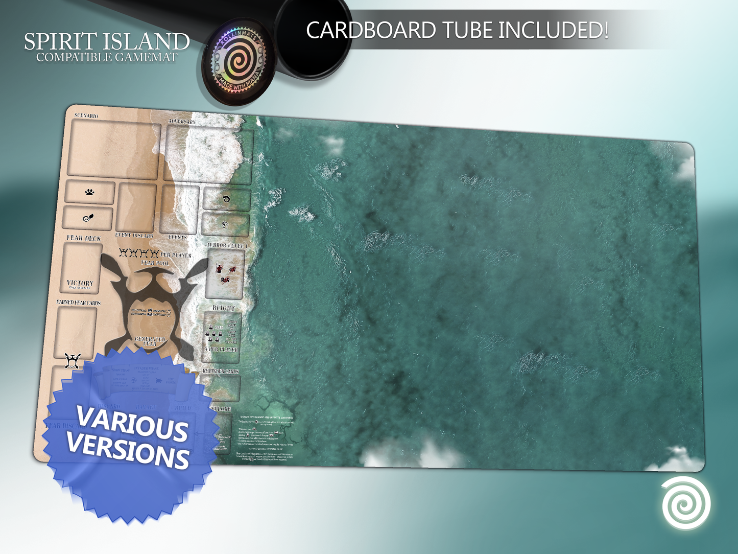 Spirit Island: Definitive Compatible Gamemat