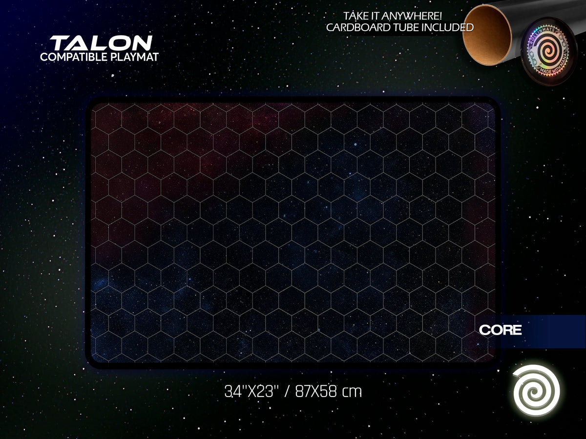 Talon Compatible Gamemat Premium Neoprene Stitched Edges and Cardboard tube included