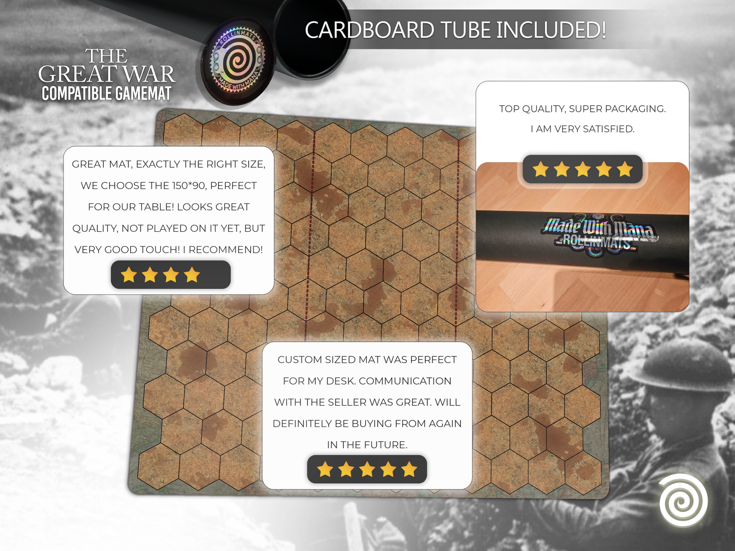 The Great War compatible Playmat