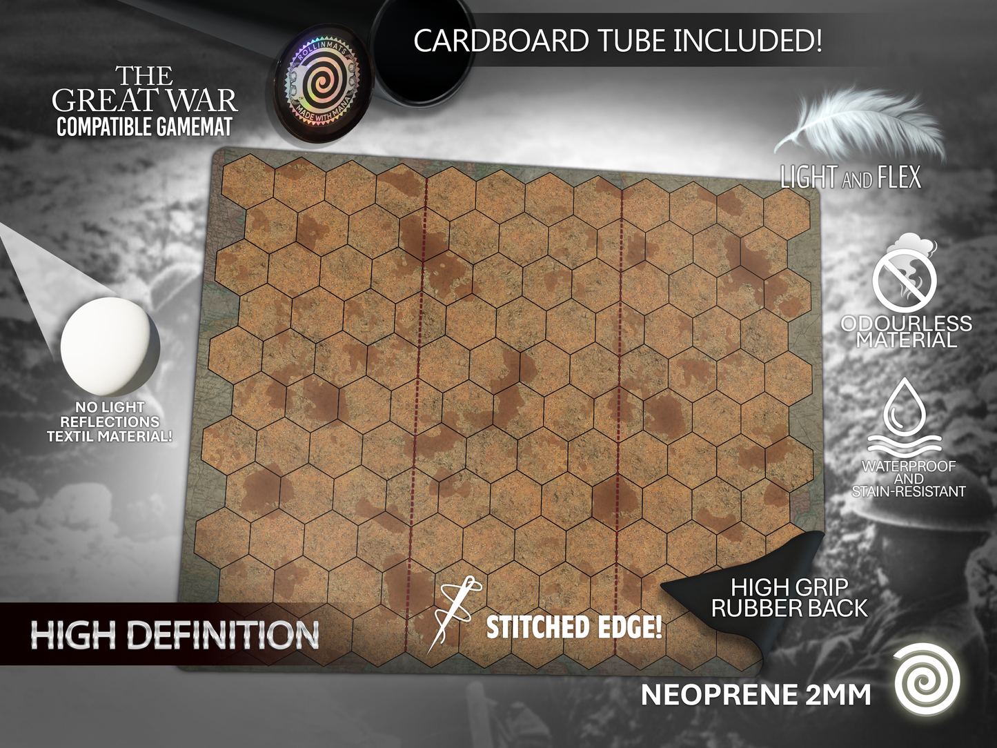 The Great War compatible Playmat