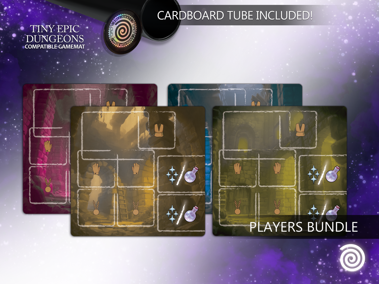 Tiny Epic Dungeons Unofficial Playmats