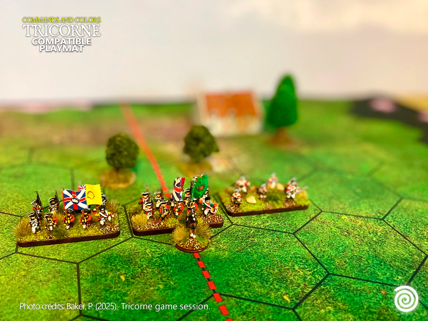 Commands &amp; Colors: The American Revolution compatible Gamemat - (TRICORNE)