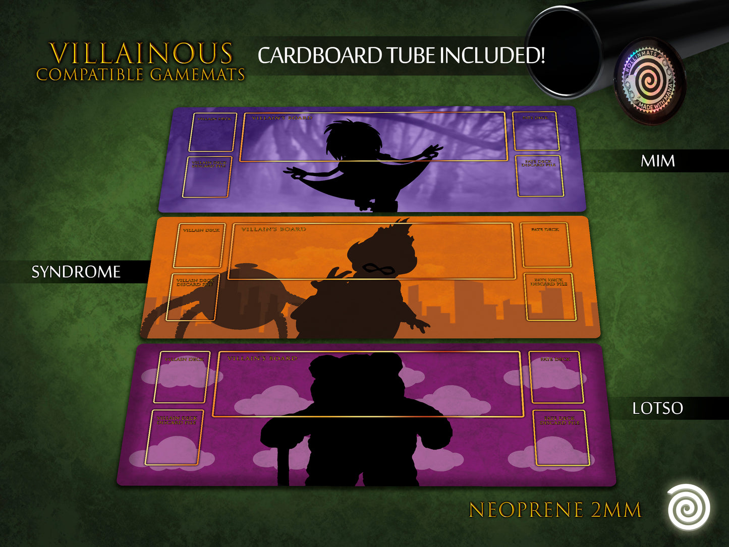 Villainous Compatible Playmat