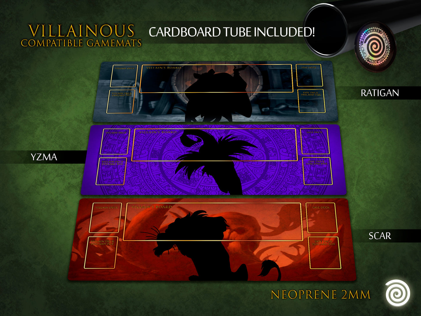 Villainous Compatible Playmat