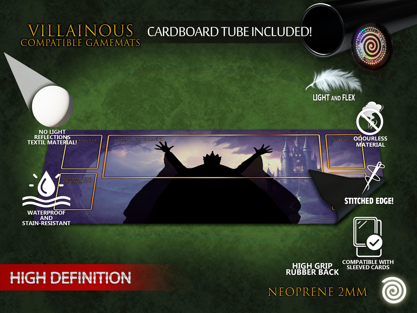 Villainous Compatible Playmat