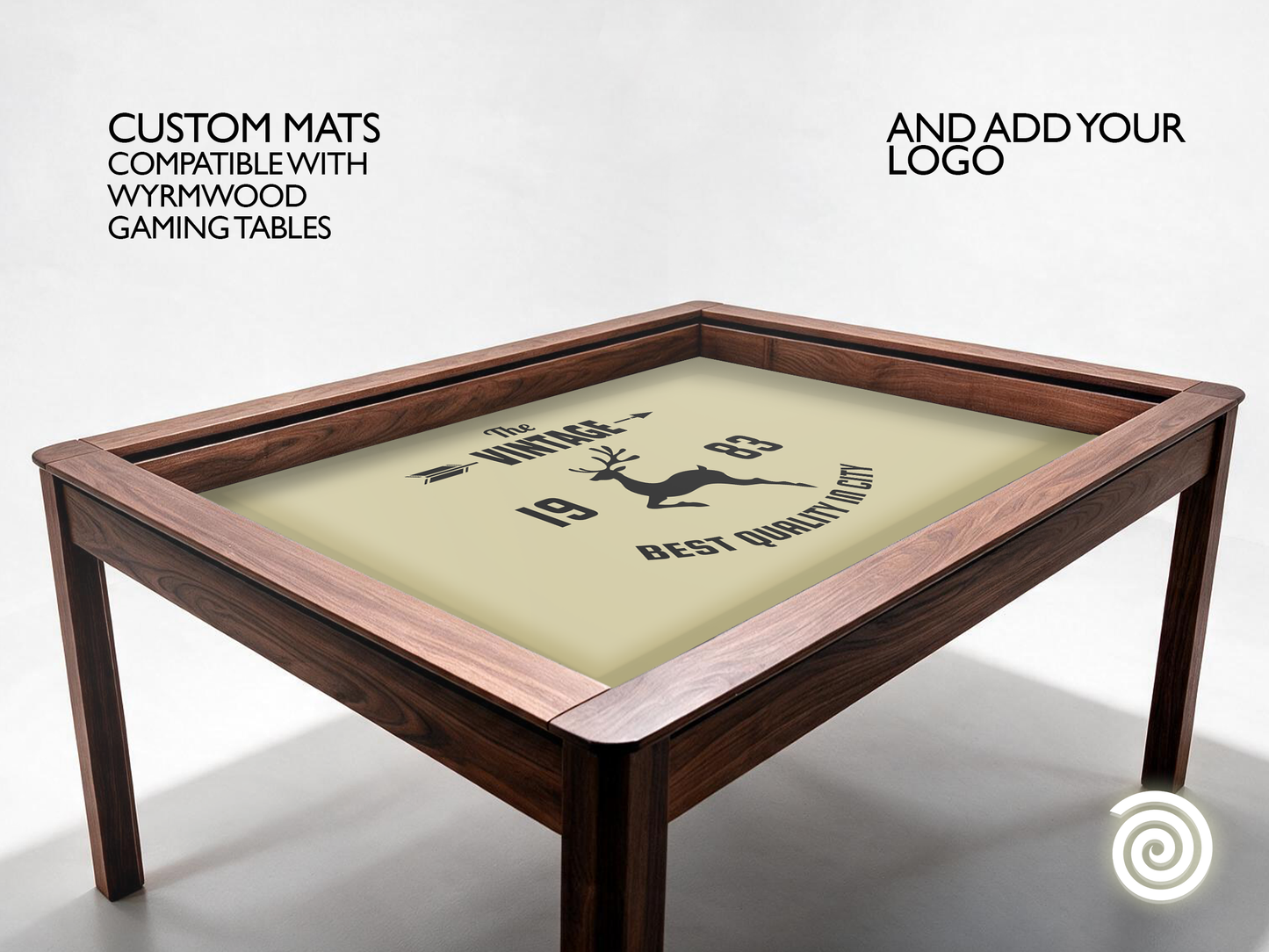 Custom Neoprene mat for Wyrmwood Gaming Tables