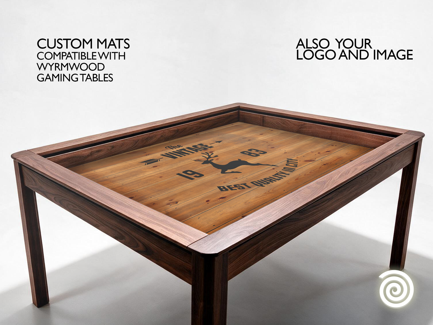 Custom Neoprene mat for Wyrmwood Gaming Tables