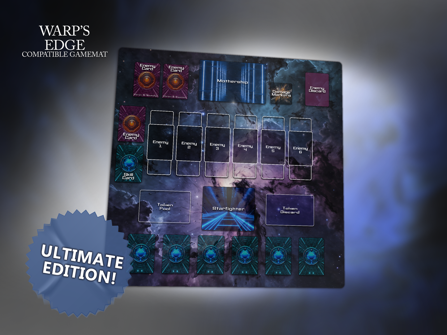 WARP'S Edge Ultimate Compatible Playmat