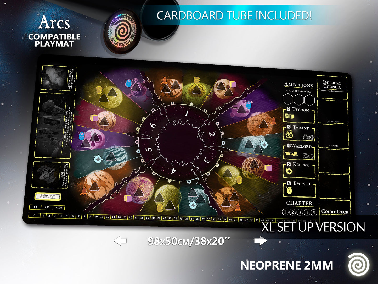 Playmat Arcs Compatible Gamemat (Now Available)