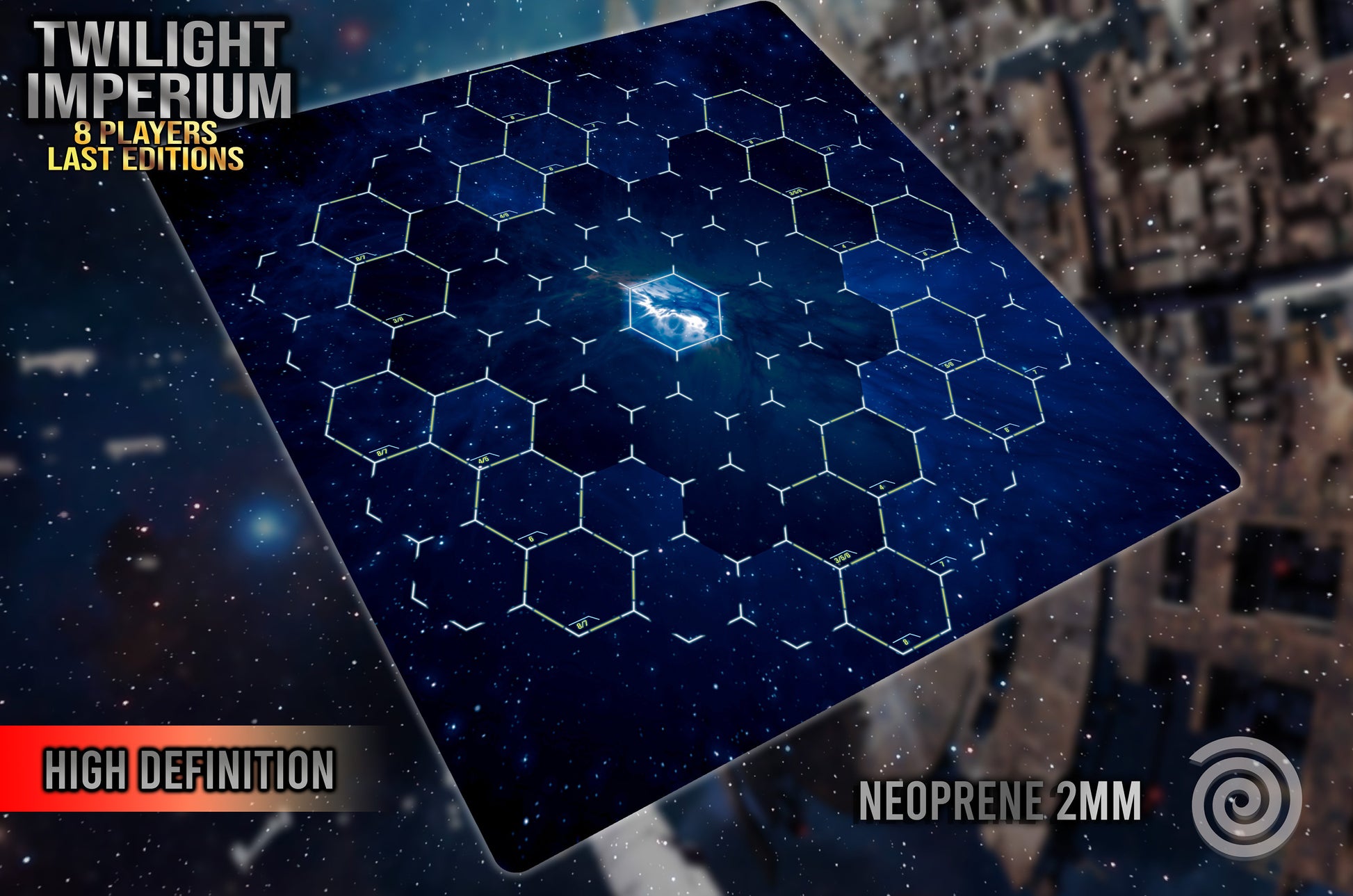NEW! Tapete para Twilight Imperium 8 jugadores Escoge entre 4 th edition y 3th edition UNOFFICIAL PRODUCT