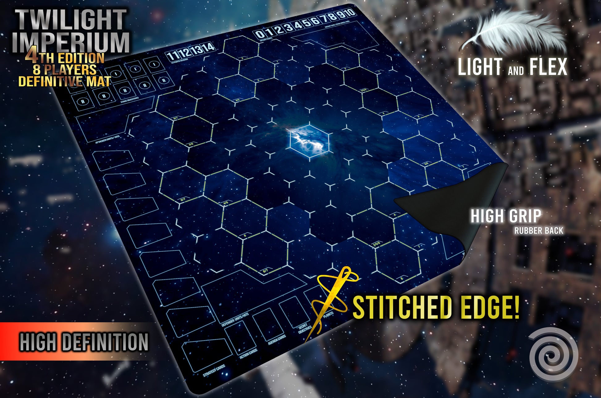 NEW! Tapete para Twilight Imperium 8 jugadores Escoge entre 4 th edition y 3th edition UNOFFICIAL PRODUCT