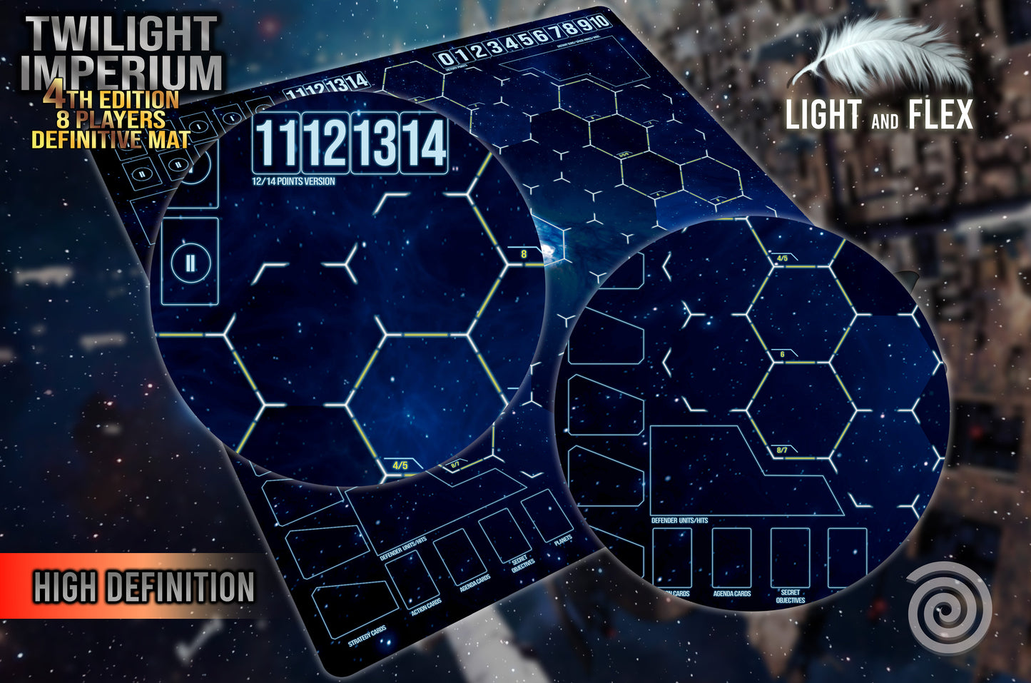 NEW! Tapete para Twilight Imperium 8 jugadores Escoge entre 4 th edition y 3th edition UNOFFICIAL PRODUCT