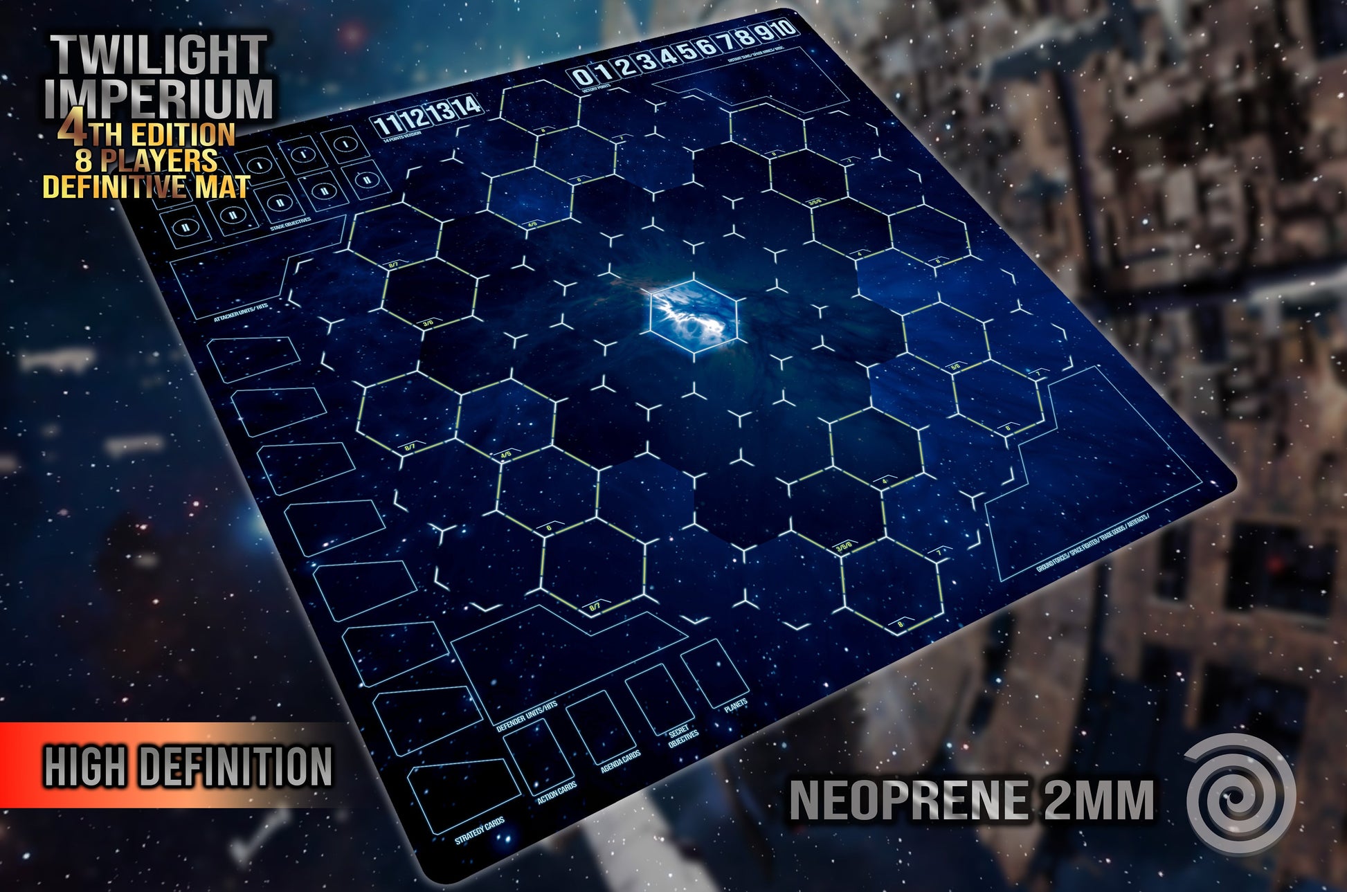 NEW! Tapete para Twilight Imperium 8 jugadores Escoge entre 4 th edition y 3th edition UNOFFICIAL PRODUCT