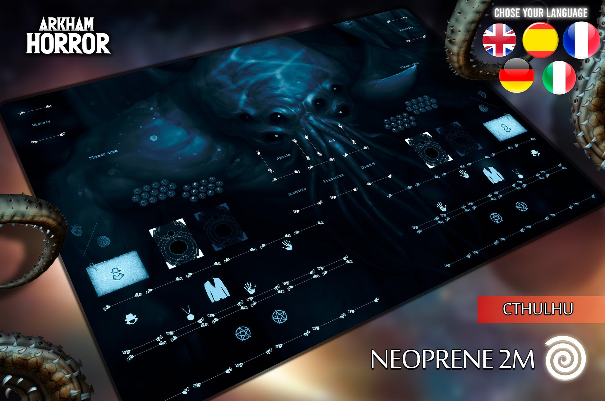 Arkham Horror LCG - Board Game Mat | Rollinmats Arkham Horror LCG - Board Game Mat | Rollinmats